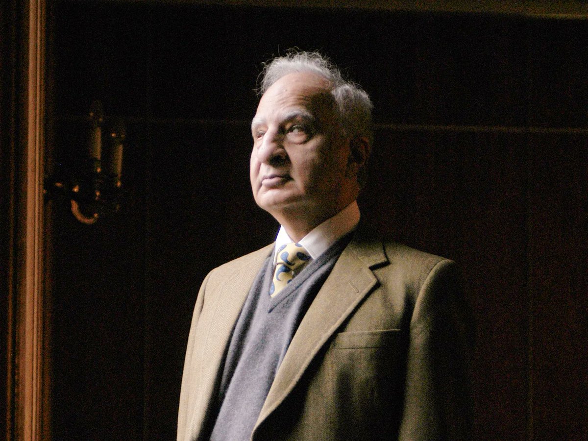 StrokesOnScreen's tweet photo. Wes Anderson's THE FRENCH DISPATCH that he calls a "love letter to journalists" is dedicated to a bunch of journos who worked for THE NEW YORKER.

One among those names is the Indian origin writer VED MEHTA. https://t.co/TEc4l5S8jq