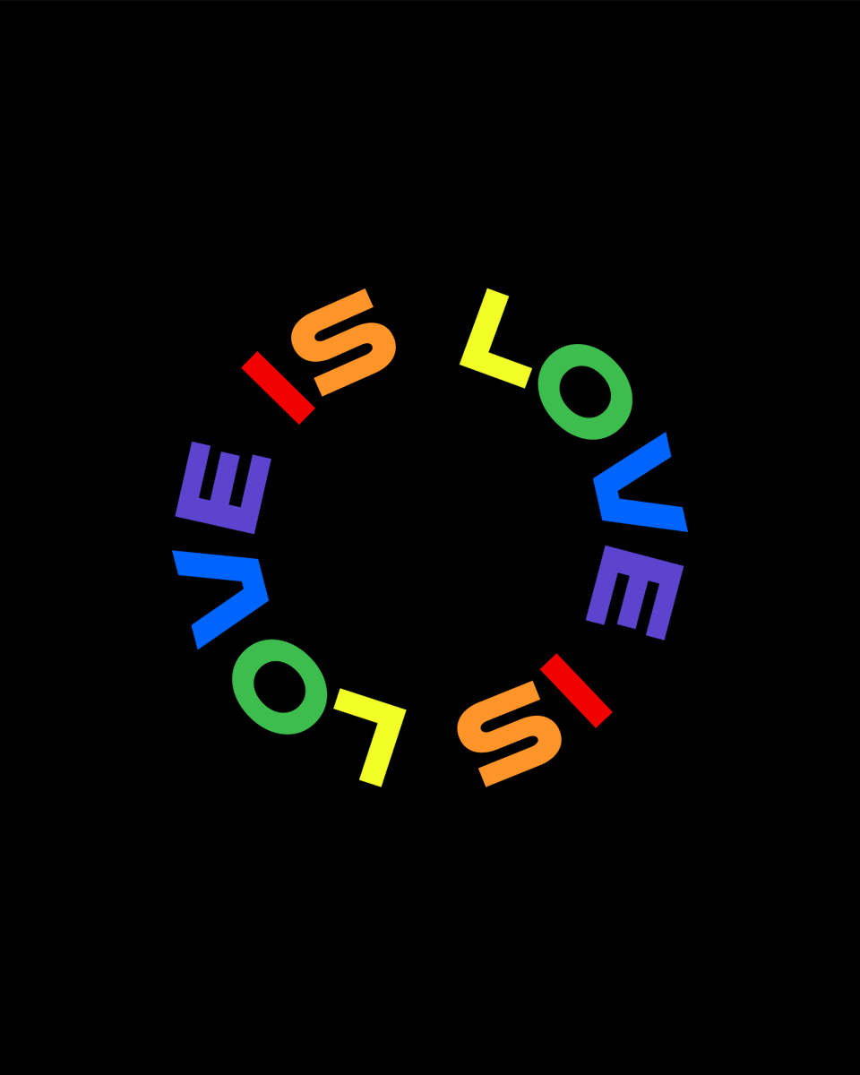 thelettergram's tweet photo. @countyofmilan love is love design✨ https://t.co/rl0HAbQ1qP