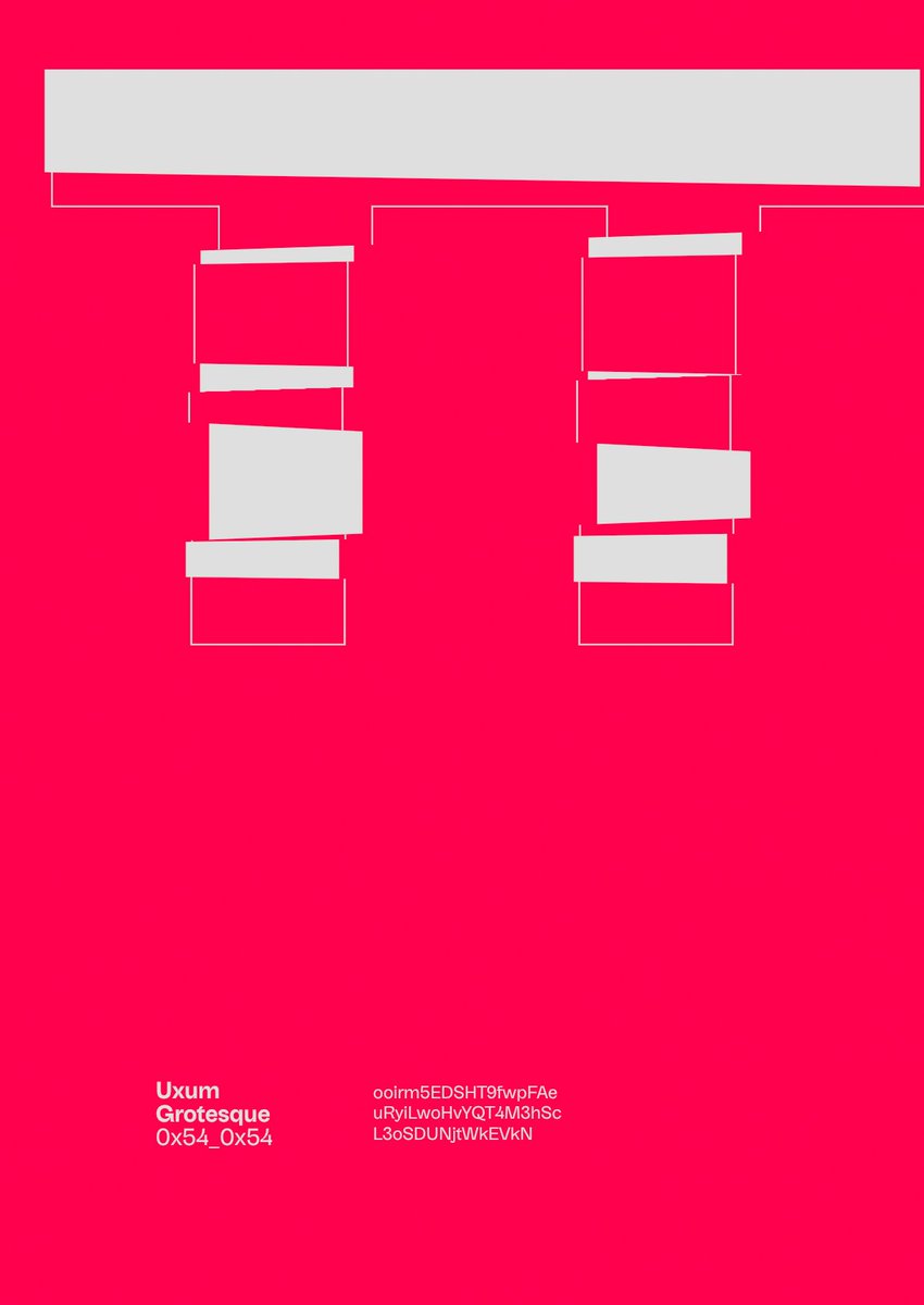 GlyphJam's tweet photo. @pawelgrzelakvis you just got a very nice ligature (TT) on a red background, it's looking great! congrats on the mint and thanks for the support ❤️ https://t.co/KcNVNJzpD4