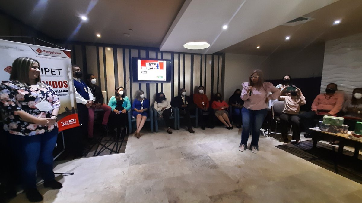 PequivenAMC's tweet photo. Siguiendo lineamientos de @tellechearuiz, con alegría y entusiasmo inicia el Taller Motivacional "2022 con Propósito" para los facilitadores internos del #CPAMC, impulsada por Pequiven a través la Gerencia Corporativa de Formación y el #CEFIPET. https://t.co/SA5XhXLUtq