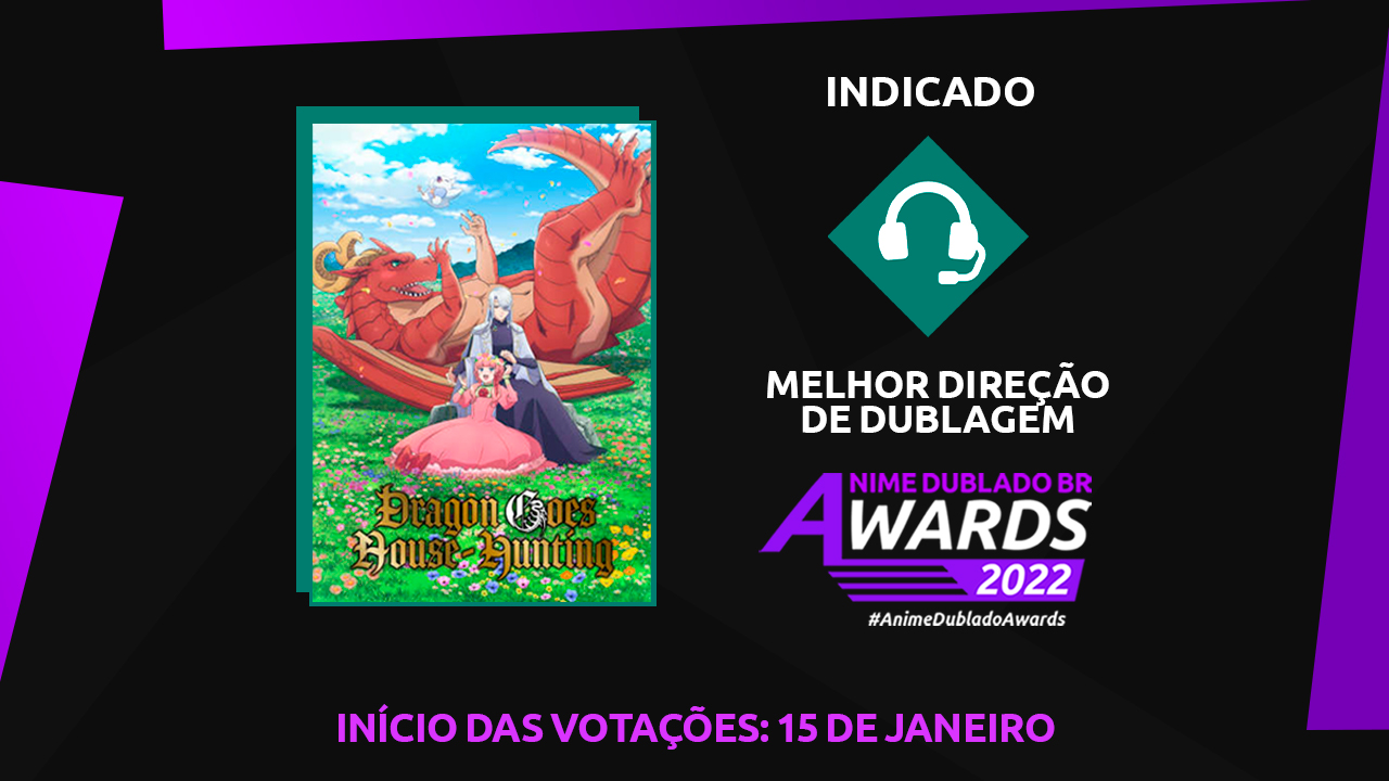 Anime Dublado on X: Indicados a Melhor Direção de Dublagem