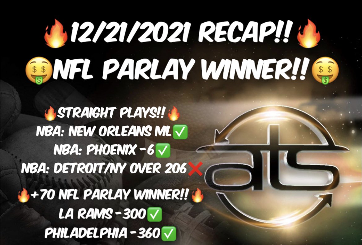 ATSSportPicks's tweet photo. 🤑RECAP!!🤑

🔥1097-419-15🔥 

#ATS #WeWinWhenYOUWIN  #sportsbetting #sportsbettingadvice #sportsconsultant #sportsconsulting #parlay #handicapper  #ncaa #nba #nhl #mlb #mls #giveaway #barstoolsportsbook #freepicks #parlay #parlaywinner https://t.co/PNjIHsjw58
