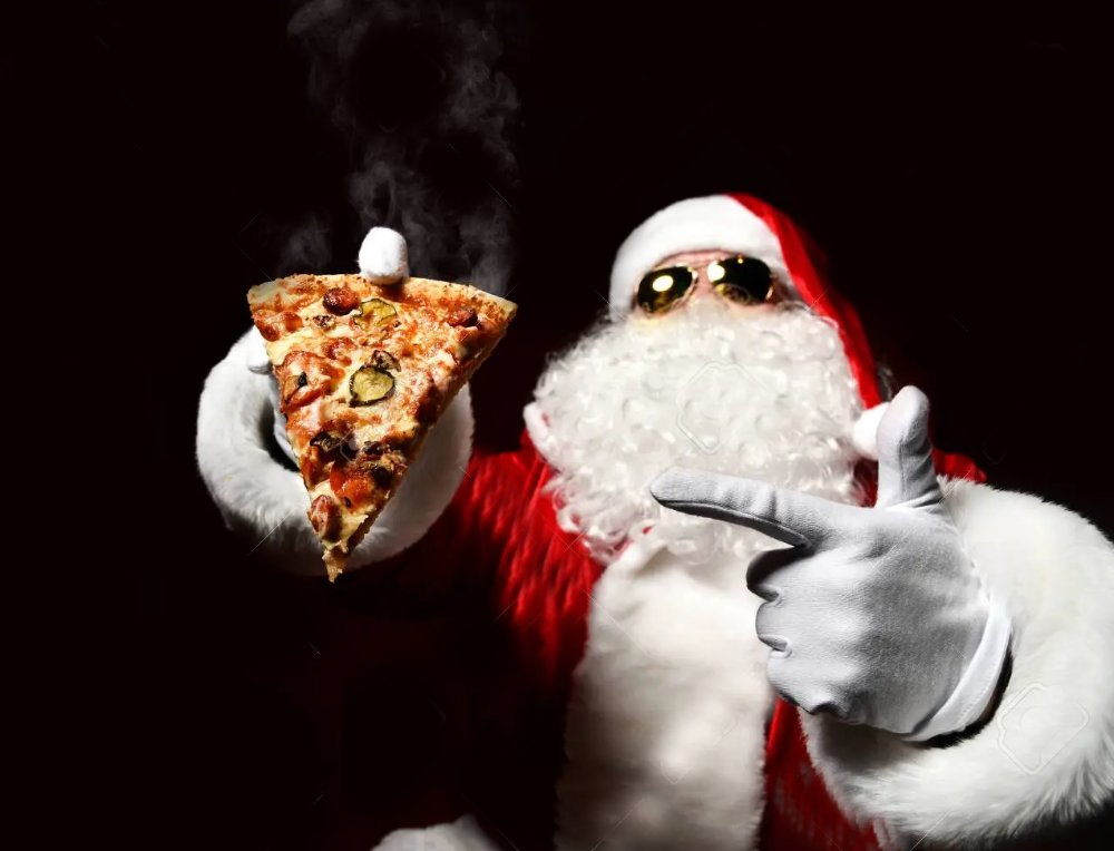 Happy Ho Ho &amp; Merry Merry! 
Guess what! It's the best pizza in the known four townships. Ready for pickup, a phone call away, easy peasy, lemon squeezy.
Thursday to Sunday, 4pm to 9pm.
We got you.  Naughty or nice.  We got you.
#PurplePalace  #BurgersToo #WingsNsuchAsWell