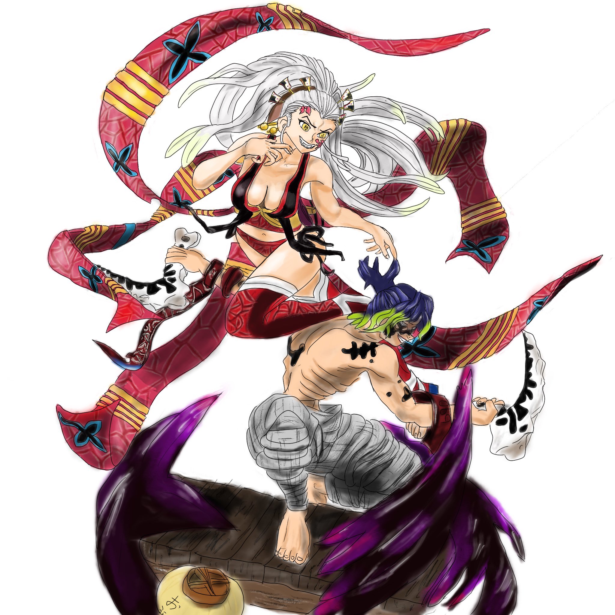 تويتر Sakuramochi على تويتر 堕姫 妓夫太郎のフィギュアを模写しました 模写イラスト イラスト 絵 鬼滅の刃 堕姫 妓夫太郎 T Co Jojrelfkit