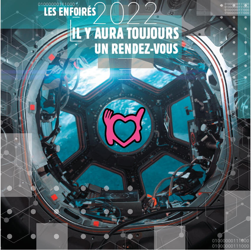 enfoires's tweet photo. 🎄Exclusivité de Noël🎅

Voici le titre de la chanson 2022 des Enfoirés : « Il y aura toujours un rendez-vous » qui sortira le 10 janvier 2022 !

 📷 Thomas Pesquet

Rappel : Les dernières places pour les concerts « 2022 Un air d’Enfoirés » sont disponibles via notre lien en bio. https://t.co/QtYeovEK7b