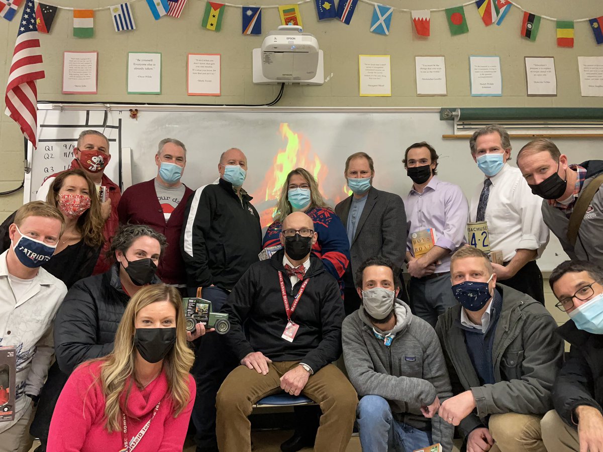The Social Studies Department had a festive Yankee Swap at Monday’s department meeting. Happy break from this fun crew!