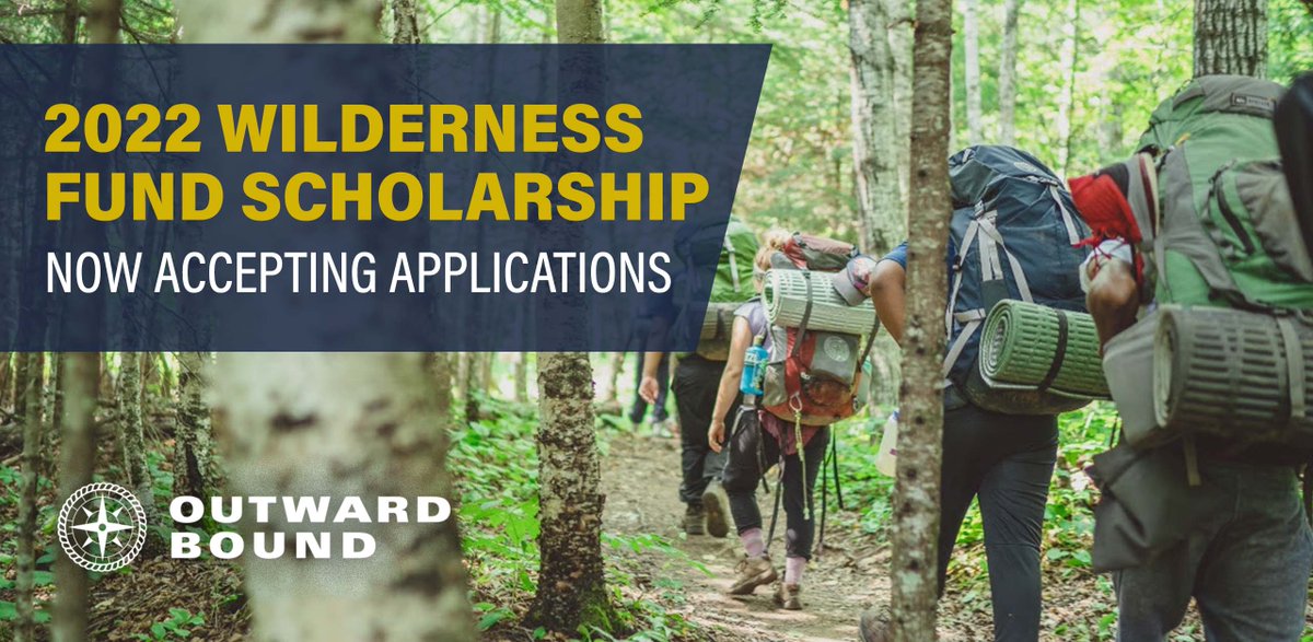 Do you know a high school student who would love to participate in an outdoor expedition from the leading provider of outdoor educational programs?

Apply today for the 2022 Wilderness Fund scholarship!

Learn more at: safdn.org/we-are-now-acc…