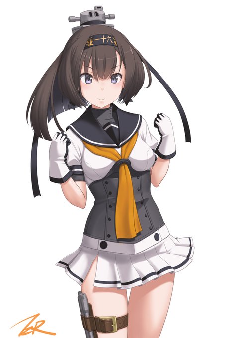 秋月と照月(再掲)
天然は秋月だけと思ったら照月もわりと……🤔 