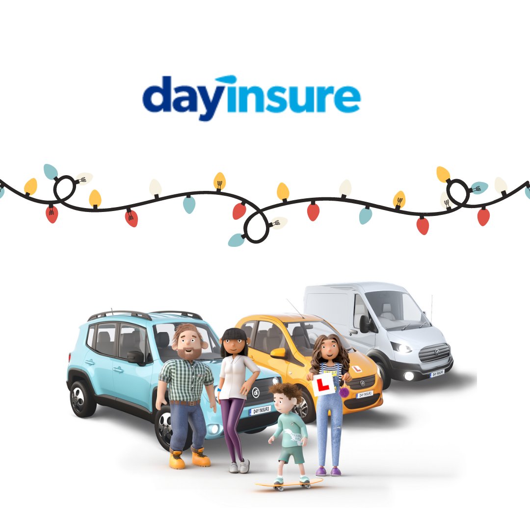 Dayinsure's tweet photo. Our temp car insurance could give you the flexibility you need this festive season for those last-minute shopping trips, heading home to see family or driving Aunt Mable's car home after she's had one too many glasses of sherry.
#Dayinsure #drivinghomeforchristmas #dayinsureit https://t.co/1tNI9fKR4d