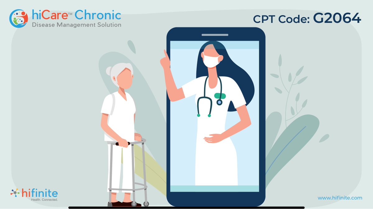 HIFINITE's tweet photo. Does your patient have only one chronic condition? Offer #PCM services through #hiCareChronic. You can earn $84 for spending just 30 minutes. Refer to https://t.co/VUjWDvkjlI to see how. #Hifinite #CMS #Reimbursement #CPTCodes https://t.co/G6P9OMP9Nk