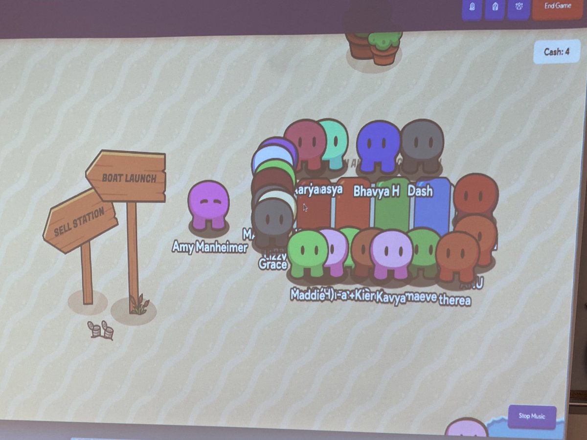 MsManheimerLMS's tweet photo. Algebra students are loving the Fishtopia version on #gimkit to review solving inequalities. https://t.co/v2QBZ0XYgQ