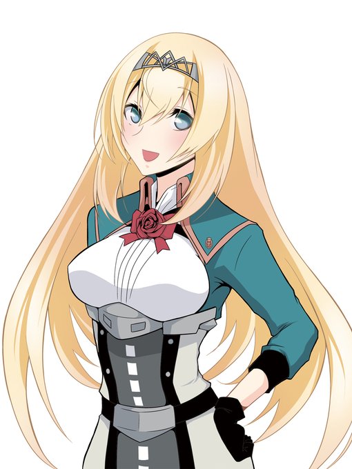 新刊の表紙に載せたヴィクトリアス
#艦これ #艦隊これくしょん 