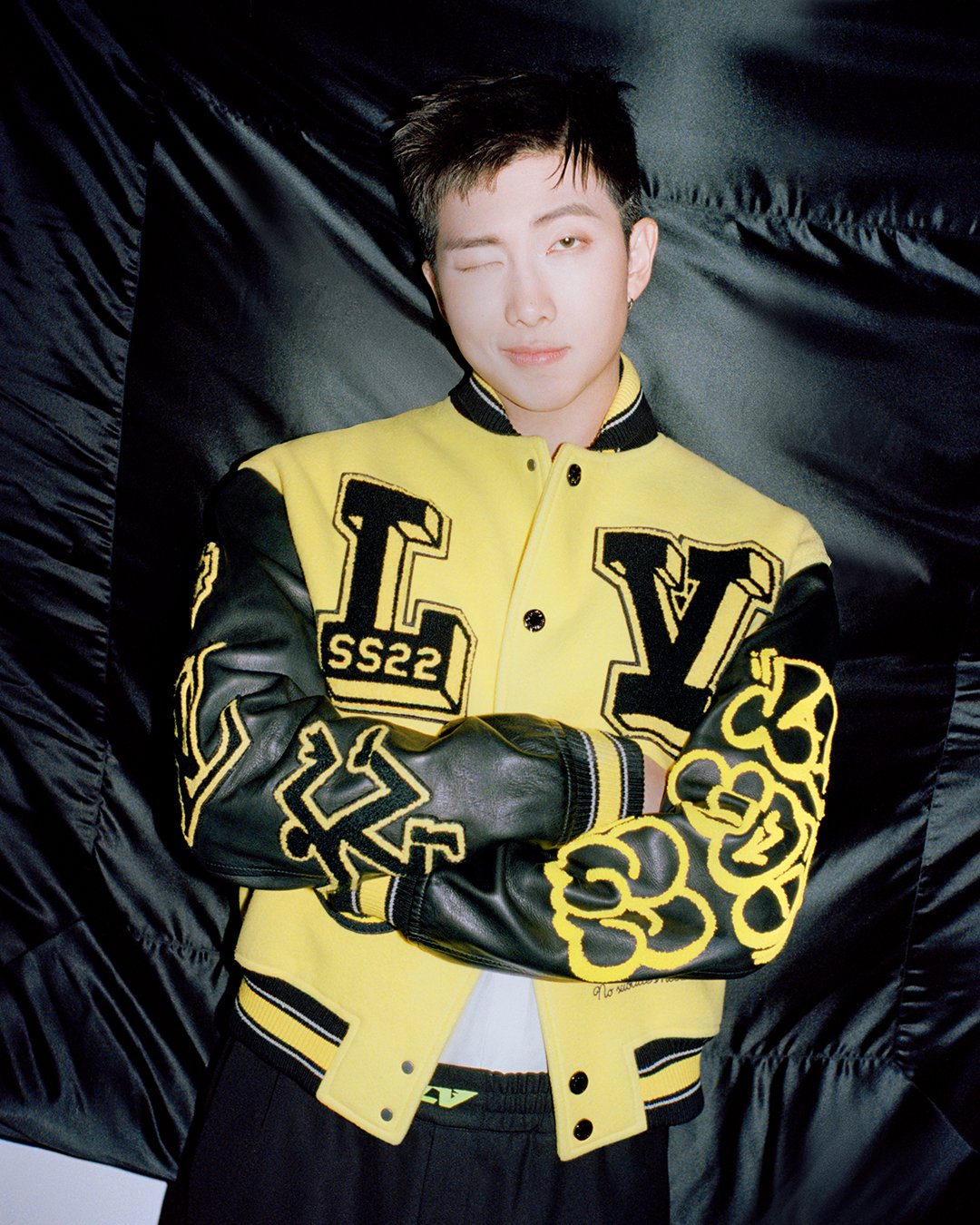 Louis Vuitton Yellow & Black Varsity Jacket