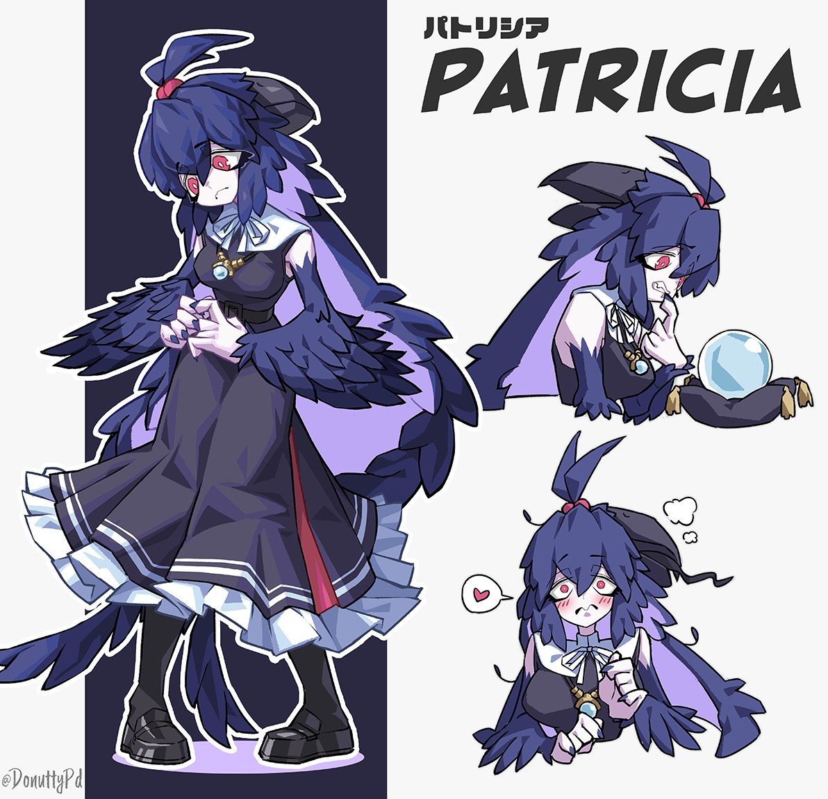 Crow girl🐦 #originalcharacter #oc