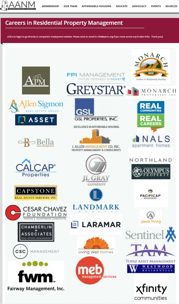 Apartment Association of New Mexico (AAofNM) Twitter