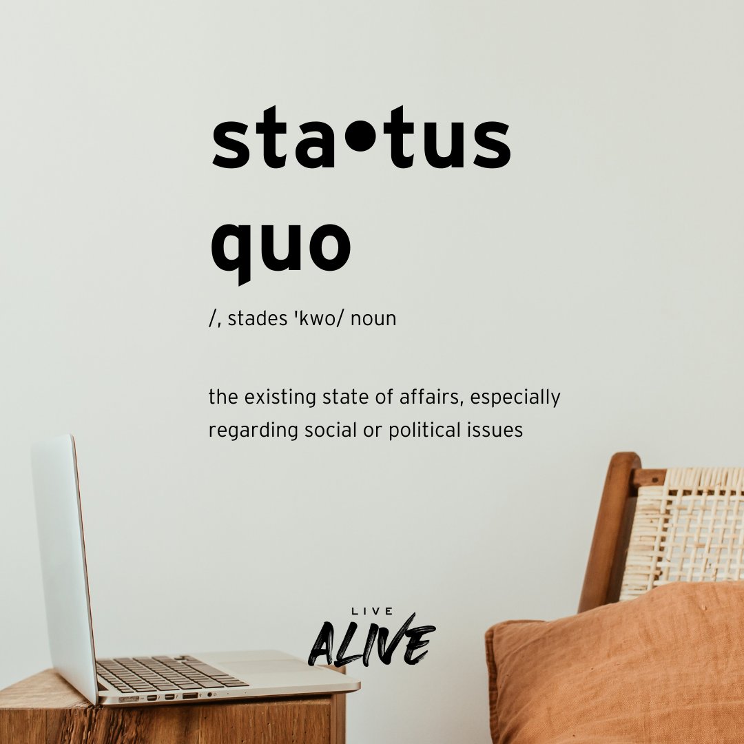 LiveAliveBrand's tweet photo. You weren't put on this earth to just exist, and live the same life as everyone else. If you don't like the status quo, don't accept it. Use your vision, your talent and your influence to make a change, #livealive

#Goals #PersonalDevelopment #motivation #follow https://t.co/7gEsV599wU