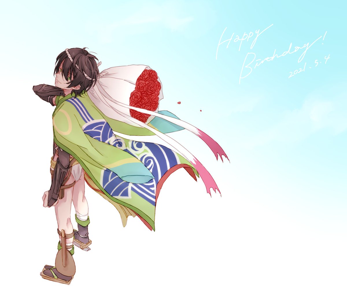 umiushidon's tweet photo. 一瞬全然違う絵にするかと思ったけどやっぱり対にしたかった  ので満足です ｲｪｲ https://t.co/1Exb28lE8c