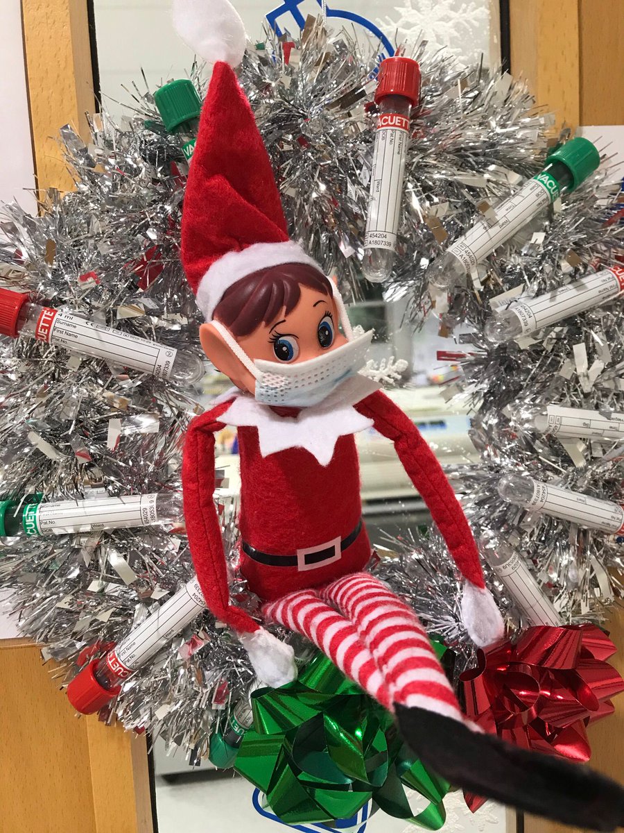 WesternHSCTrust's tweet photo. Elfonesus the Elf: A Thread 🧵

Following COVID guidelines, and in appropriate PPE, Elfonesus the Elf had the opportunity to visit Altnagelvin’s Pathology Department.

@UlsterUniBiomed students brought him on a tour to give him an insight into this hidden workforce #WTChristmas🧝 https://t.co/TYKlaeM3RH