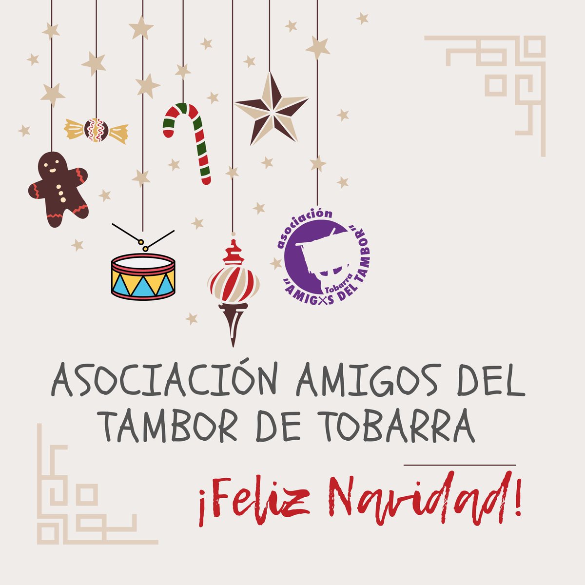 La Asociación Amigos del Tambor de Tobarra les desea una feliz Navidad.
Con el deseo de que se vuelvan a escuchar los zapatatas por las calles de nuestro pueblo.