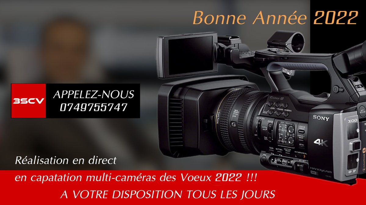 3SCV2's tweet photo. 🎥La Société Bretonne @3SCV2 se met à la disposition de l'ensemble des élus 7/7 pour la captation en multi-caméras de leurs vœux 2022 en direct ou en post-prod !
#Maires #Bretagne #Video #vœux #2022 https://t.co/uI2WstVg4a