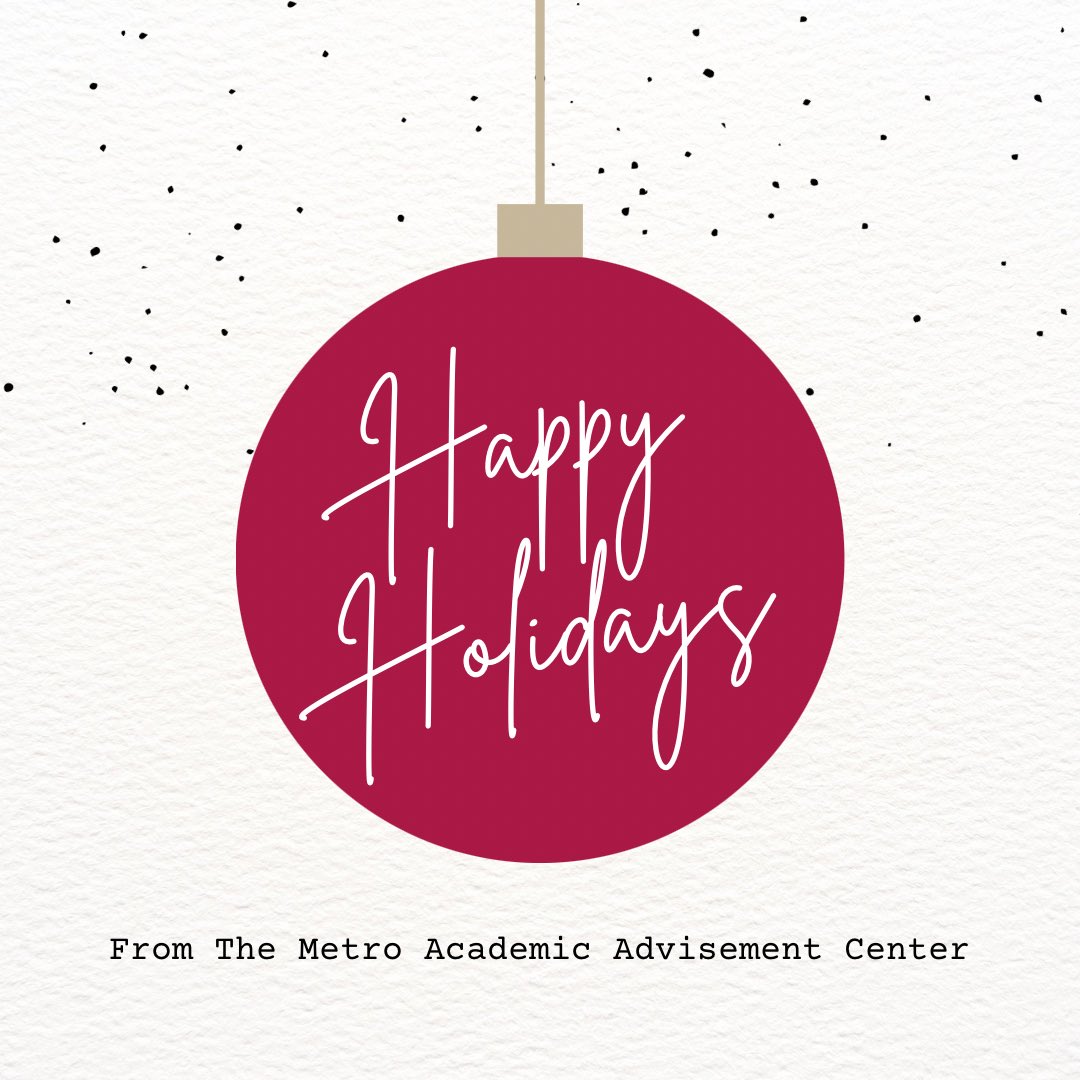 fduMetroAAC's tweet photo. Happy Holidays! https://t.co/GGI6J9ohlC