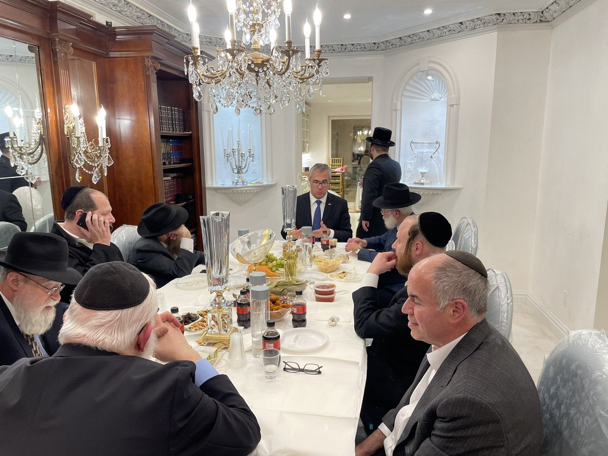 GilAllcar's tweet photo. Great meet with @MichalMlynar @SlovakiaUNNY discussing issues relating to Slovakia, Israel, the UN, #Chabbad @Lubavitch @Chabad https://t.co/23lUfw5RLt