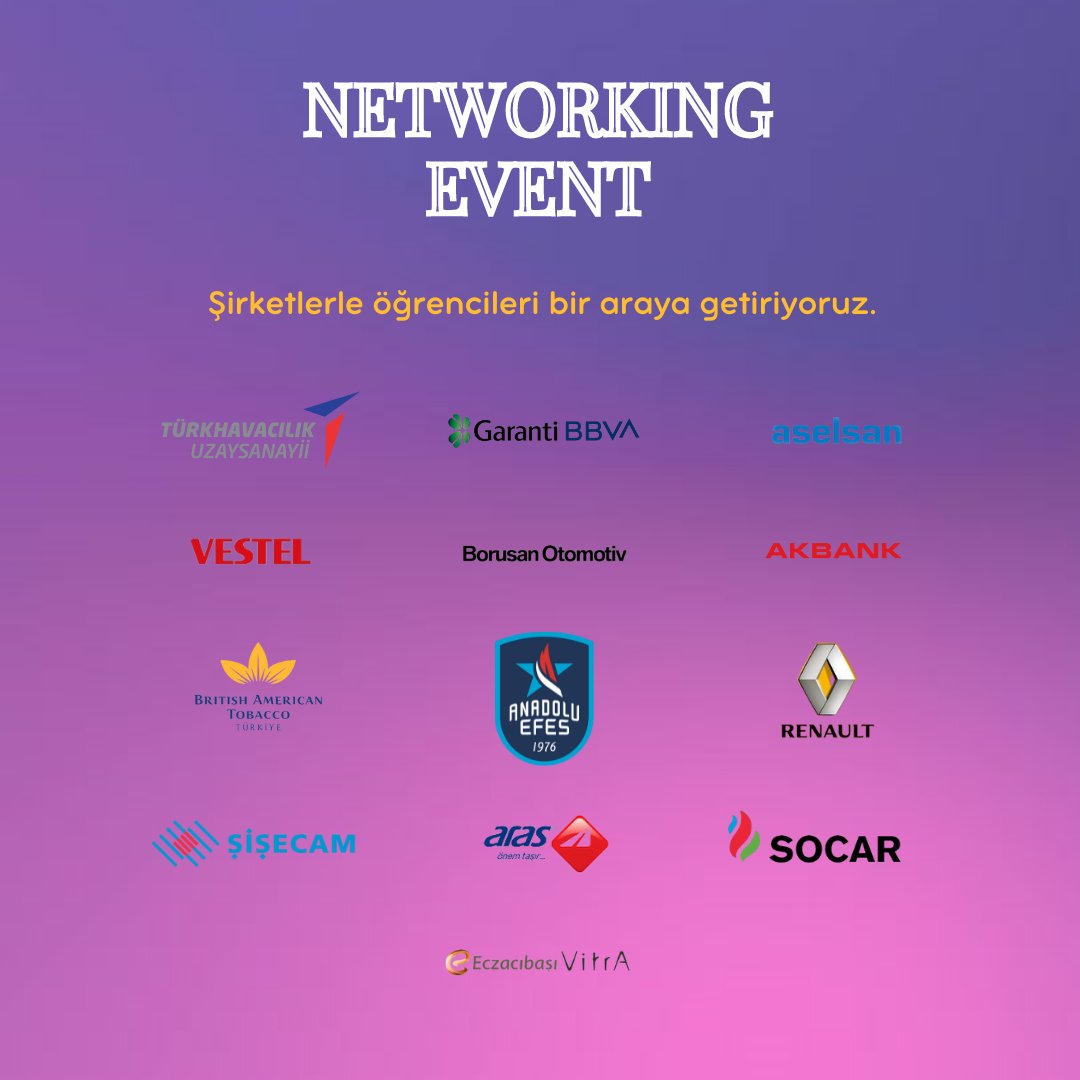 eOfis's tweet photo. Koç Üniversitesi Kadın Mühendisler Kulübü @KU_SWE  'nin sahipliğini yaptığı en büyük kariyer etkinliklerinden olan Networking Event, bu sene 25-26 Aralık tarihlerinde @eOfis  sponsorluğunda online olarak gerçekleşecek.💫 https://t.co/wVu6wGXlEt