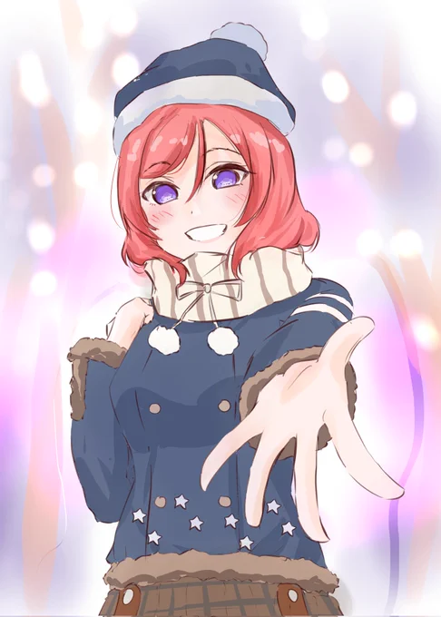 来る日に上げる真姫ちゃんのラフ 