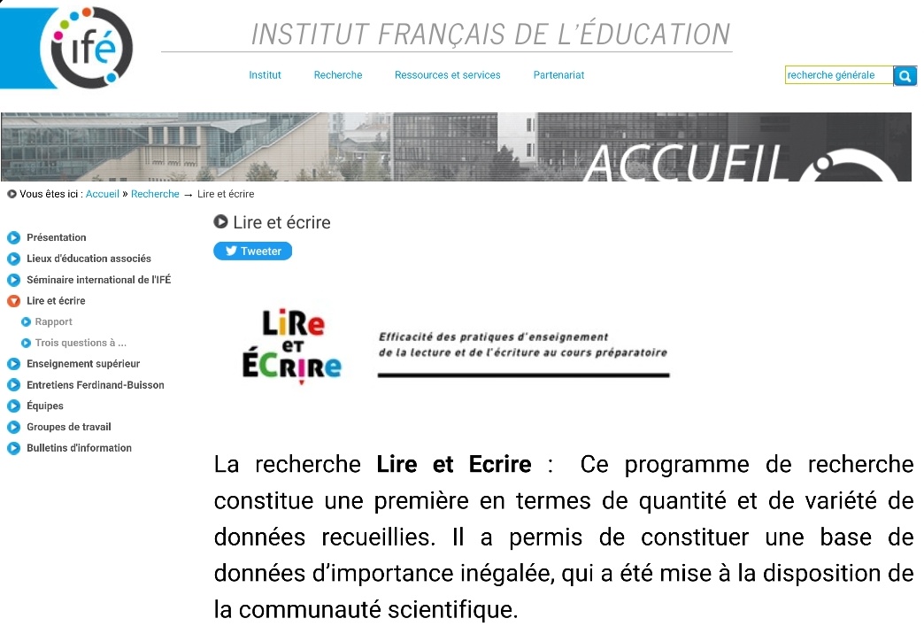 Lettres_edu_num's tweet photo. 💠 #LectureCauseNationale | #Recherche

🔶 Le programme de recherche « Lire et écrire » @educIFE @ENSdeLyon : un rapport, sa synthèse, les vidéos du colloque, et une plateforme pour déterminer la part directement déchiffrable des textes : #Anagraph.

👉 https://t.co/S7JsOEPWWi https://t.co/TpBz7lR99z