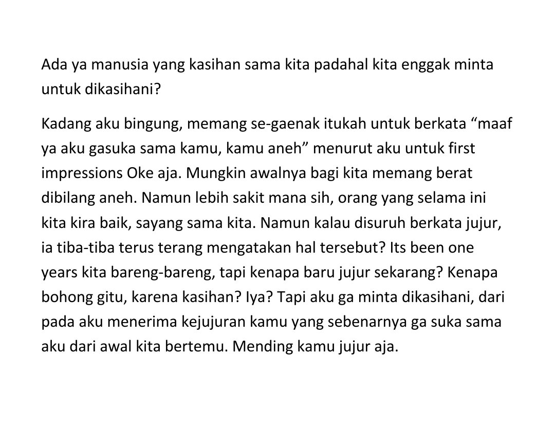 Sefruit unek-unek aku, soal tren yg lagi viral, anw ini dari pandangan aku ya.