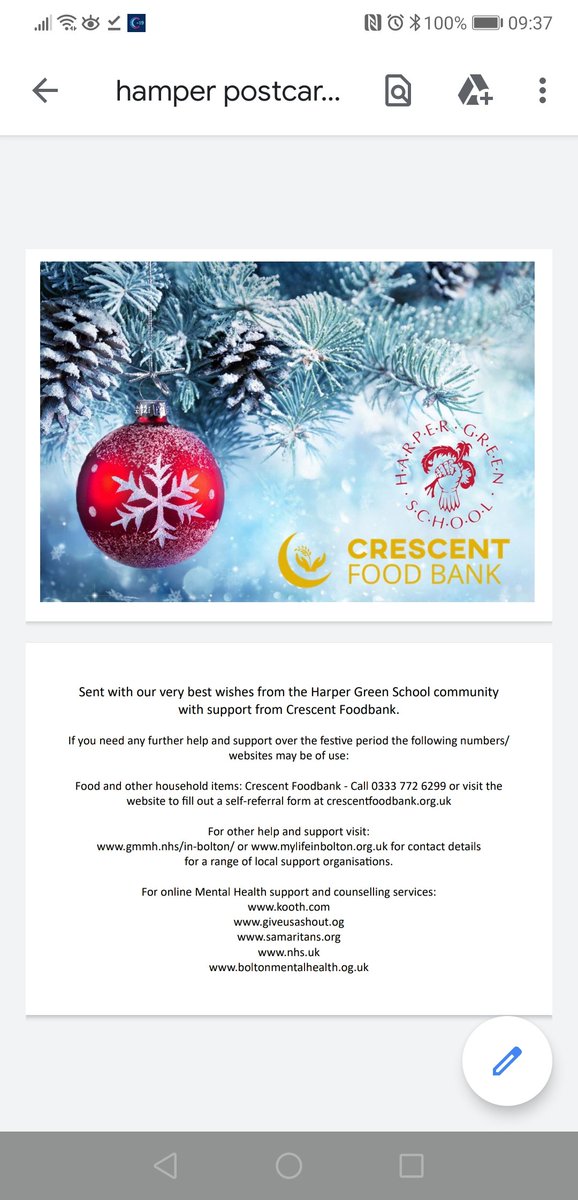 HarperGreen's tweet photo. Over the past few weeks the Harper Green community has been busy donating items to support local charities &amp; those who need a helping hand at Christmas. Providing this much needed support has been made possible by the generosity of our amazing students, their families &amp; HG staff. https://t.co/IawmsQrYyI