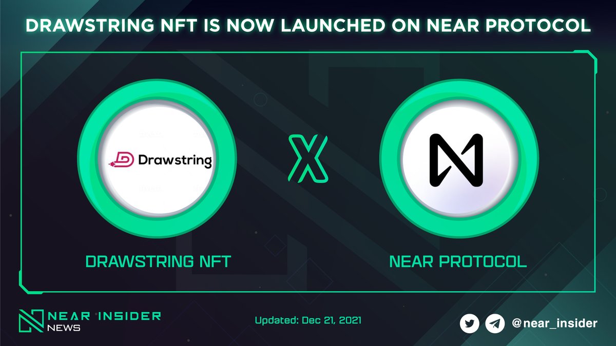 VivianOkonkwor1's tweet photo. 🎉 Amazing @Drawstring_NFT is now launched on @NEARProtocol
#DrawstringNFT's job is to enhance users' #NFT presence using their unique expertise in both digital marketing & website..
Read more 🔽
https://t.co/0p3aZzksZt
@NEARProtocol
@openwebsandbox https://t.co/9g17Gu1hx1 https://t.co/J1paorg3pa