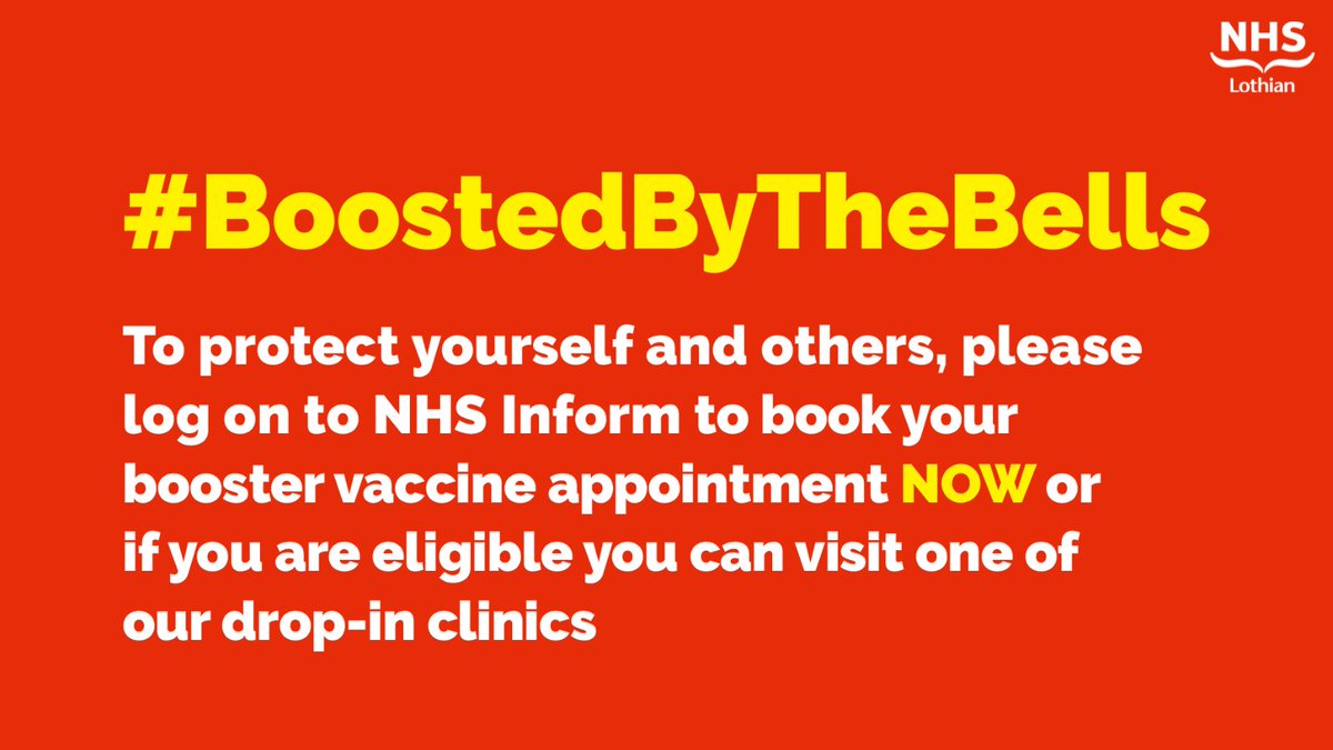 Lucky enough to have finished work for the festive season? Before you put your feet up, sort your COVID booster. Either book an appointment online: ow.ly/uAyY50HfrbN or visit a drop-in clinic: ow.ly/Kbxk50HfrbP 

#BoostedByTheBells
