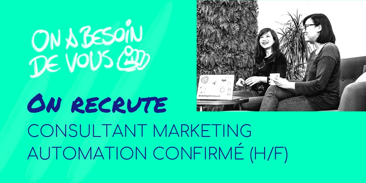 Markentive_FR (@markentive_fr) on Twitter photo 🎆 En 2022, offre-toi un nouveau job, chez <a href="/Markentive_FR/">Markentive_FR</a> !
💥Le marketing automation t'intéresse ?
💥 T'as déjà une expérience de 3 à 5 ans en agence ou en cabinet de conseil ?
Envoie-nous ta candidature ! 💌 👉 bit.ly/3Frqt1O 🎆 En 2022, offre-toi un nouveau job, chez <a href="/Markentive_FR/">Markentive_FR</a> !
💥Le marketing automation t'intéresse ?
💥 T'as déjà une expérience de 3 à 5 ans en agence ou en cabinet de conseil ?
Envoie-nous ta candidature ! 💌 👉 bit.ly/3Frqt1O
