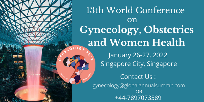 Hurry!! Enlight your expertise to the world.
Plan a knowledge trip to #Singapore
13th World Conference on Gynecology, Obstetrics and Women Health on Jan 26-27, 2022
Visit us:bit.ly/3EhNdA7
Mail Id: gynecologyconference27@gmail.com
WhatsApp:+44-7897073760
#Gynecology2022
