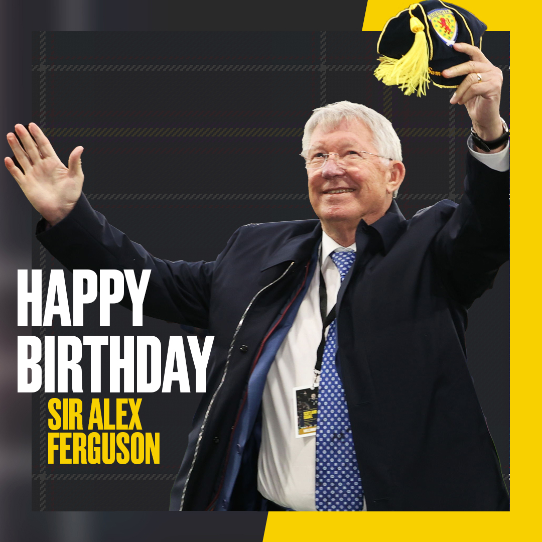  Wishing many happy returns to a true legend.

Happy Birthday, Sir Alex Ferguson 