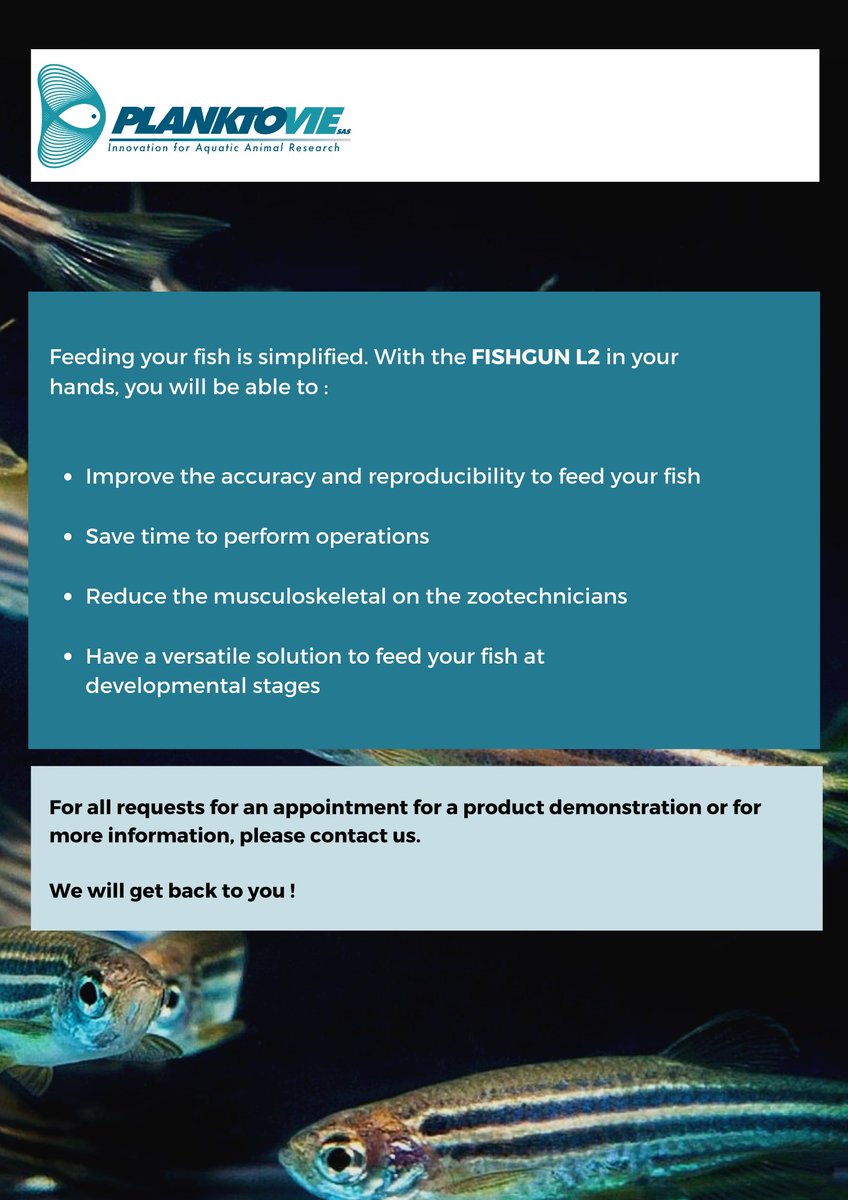 Developed with the <a href="/Sorbonne_Univ_/">Sorbonne Université</a> , the Planktovie team is happy to present you his creation, the FISHFUN L2
#innovation #Recherche #Creative