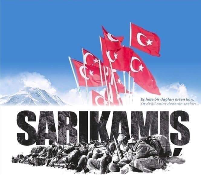Vatan için kefenleri kar olan kahramanlar🇹🇷
#Sarıkamış Harekâtı’nda Şehit olan kahramanlarımızı saygı, minnet ve rahmetle anıyoruz. Ruhları şad mekanları cennet olsun.