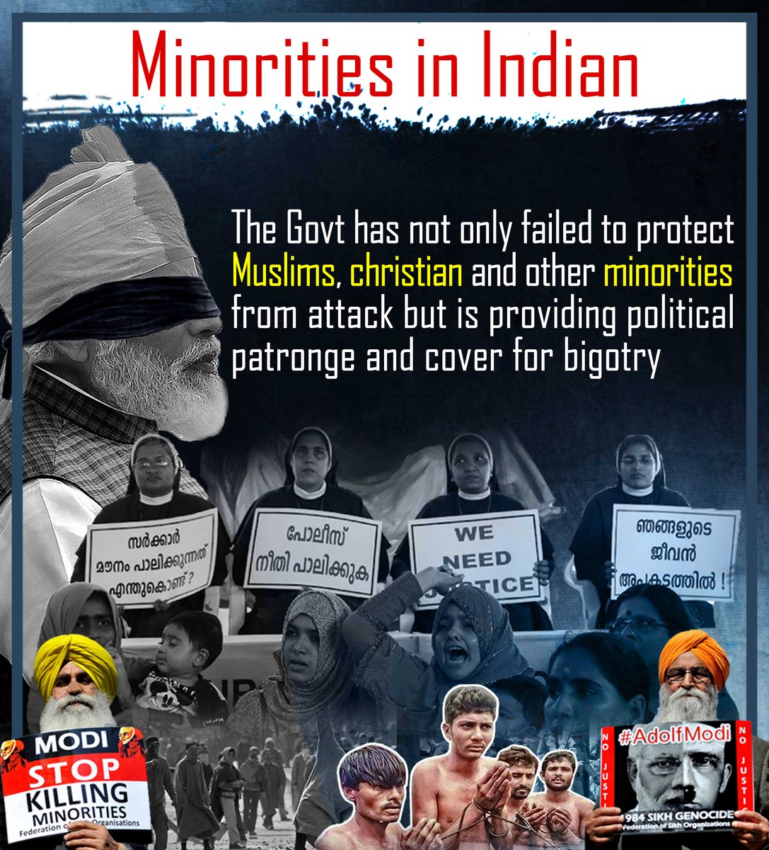 m_zaeem1's tweet photo. Minorities in India | Indian Minorities Wants Justice https://t.co/ksoLOgUY2w