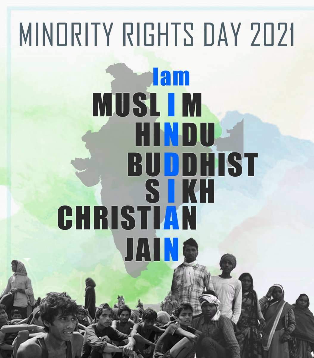 NylaUshaa's tweet photo. Minorities Rights Day 2021 | Indian Minorities Wants Justice https://t.co/i0ZPRtAPEL