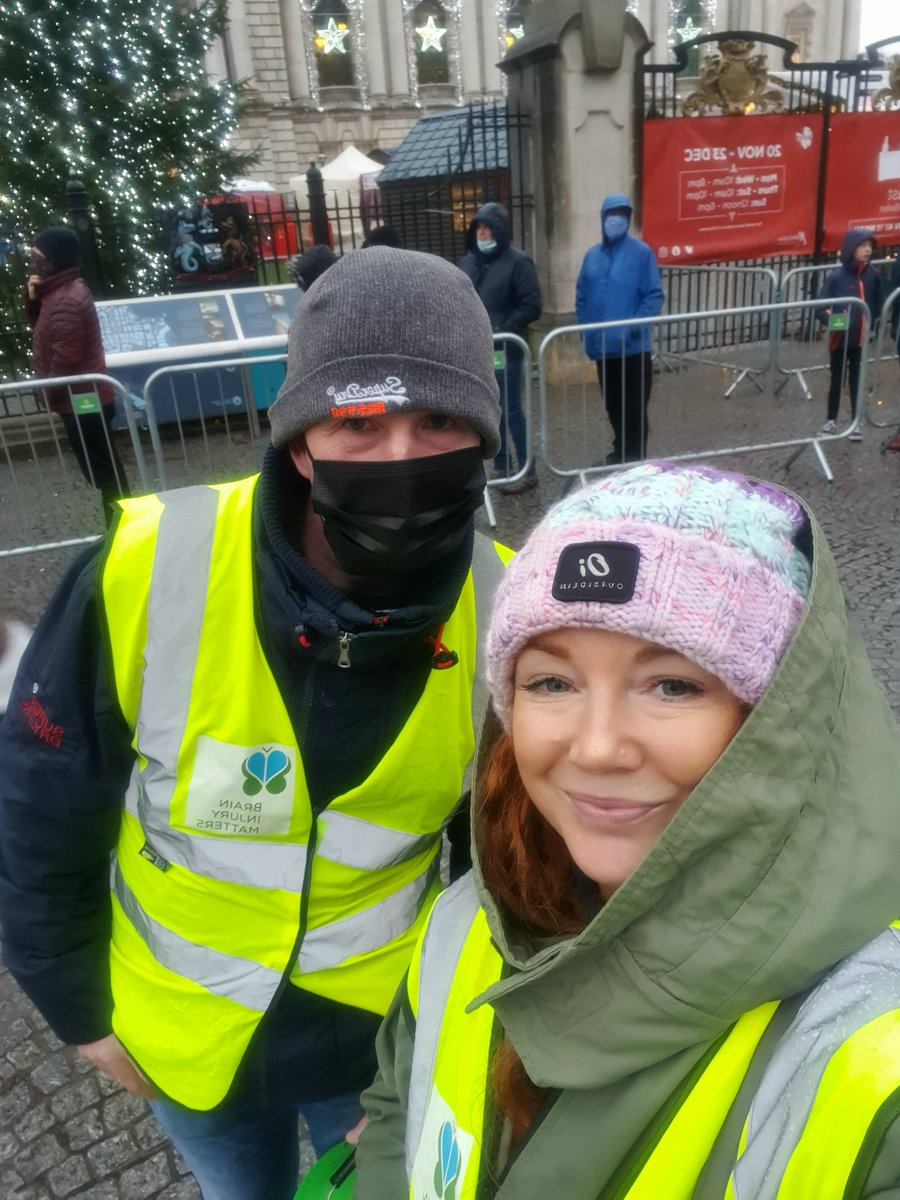 BrainInjMatters's tweet photo. Annual street collection today....come and help us spread some festive cheer throughout Belfast City centre on this rainy day! #livingbeyondabi #streetcollection https://t.co/YjadDIkMTQ