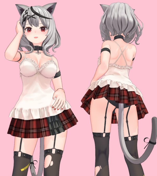 ・服、スカート作成中
土日に少し作っていたのもあり
なんとか服、スカートベースはできました～🤗
明日にベルトとリボンを追加して調整したい所ですね 