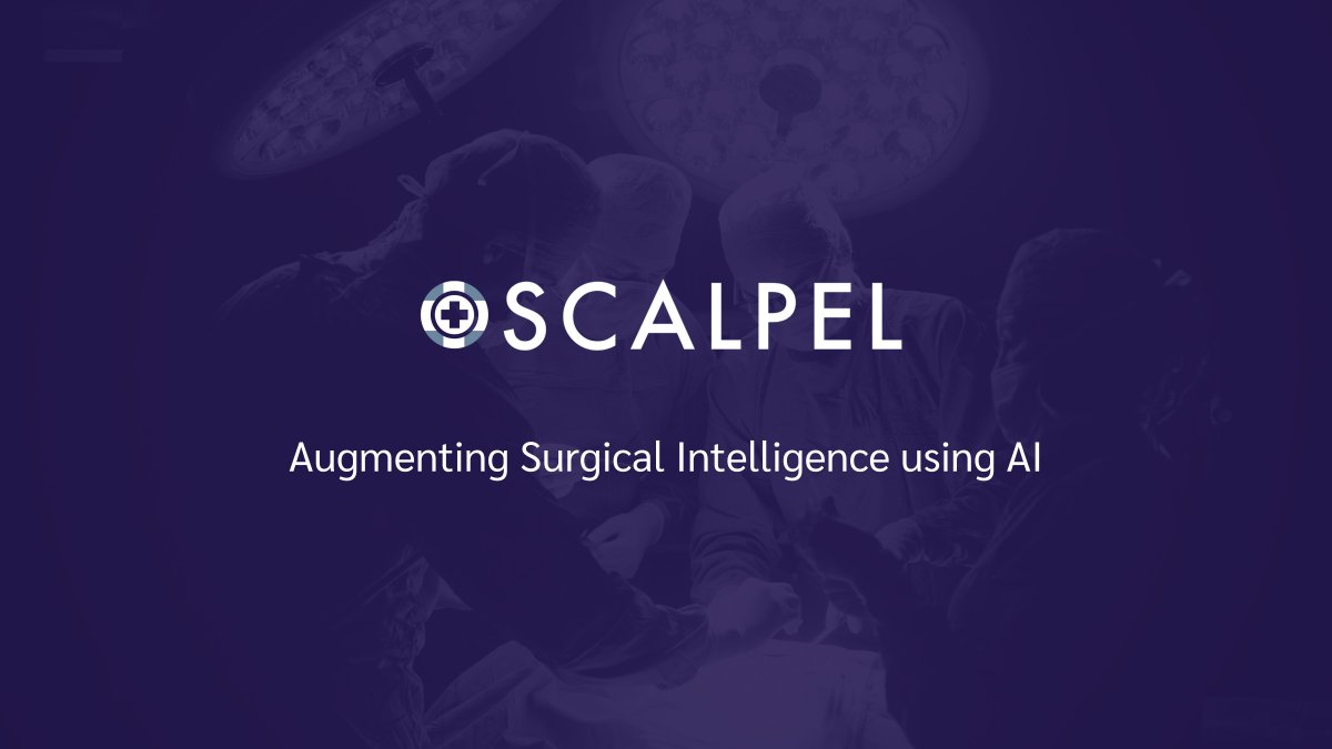 At Scalpel, we augment surgical intelligence using #AI.

Acting as a second pair of eyes and ears in surgery, Scalpel's AI platform supports clinicians to do their job better, and helps prevent human error when managing instruments.

Find out more ➡️ bit.ly/3FnT2xf