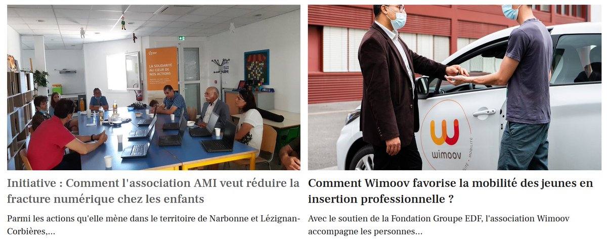 EDF_Occitanie's tweet photo. Ils sont salariés #GroupeEDF, association, entrepreneur, établissement public engagés pour

↗️emploi👩🏼‍💻🏔️groupement #GELPYVAG
↗️inclusion🤺🙋🏾‍♀️club escrime #Muret &amp; @wimoov 
↗️égalité📖🧒🏽des chances association AMI
↗️innovation sociale🧑🏽‍🦽👩‍👩‍👧‍👦@projetEhe 
↗️biodiversité🐦🏞️@vnf_officiel https://t.co/vuOiFsR46m