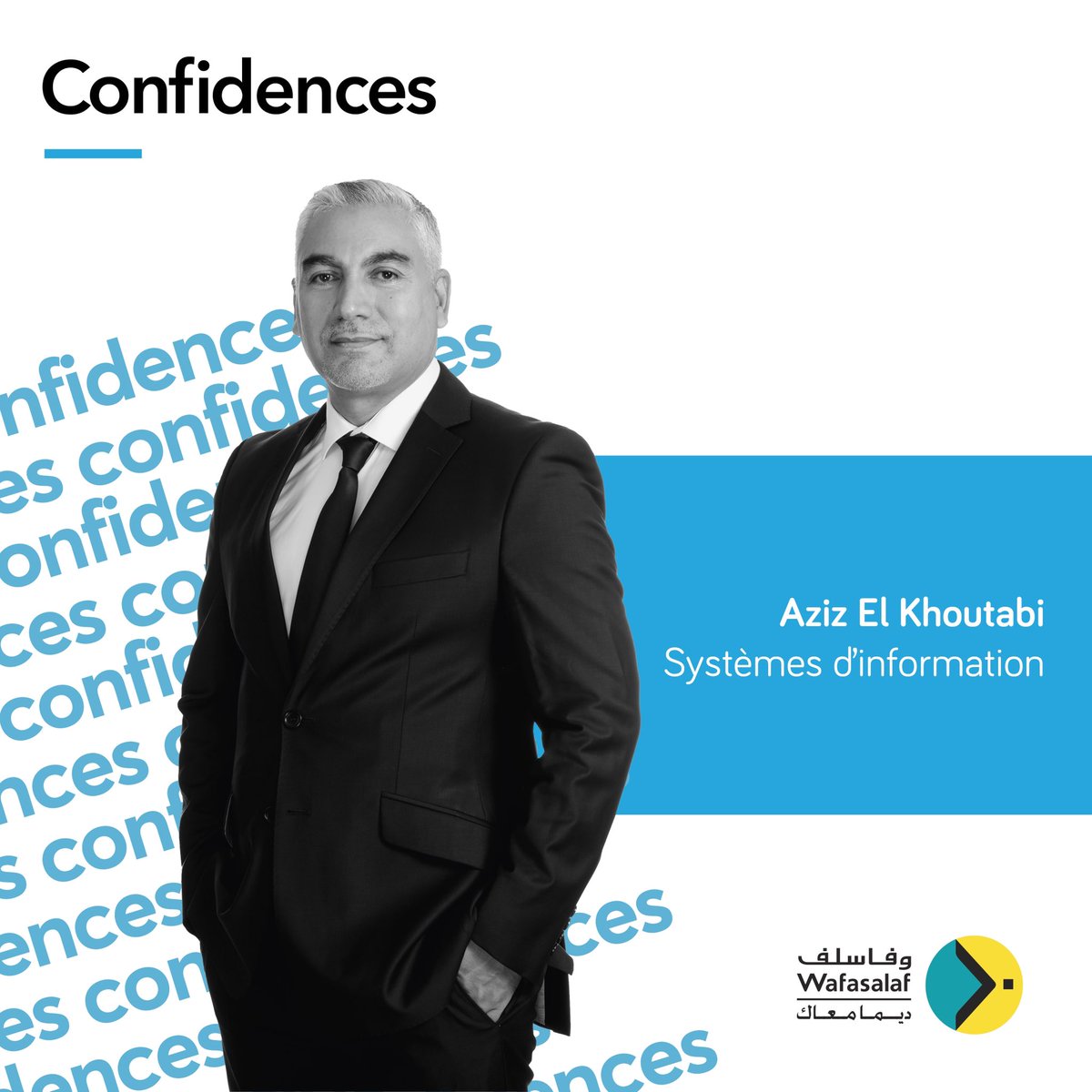 Wafasalaf's tweet photo. Confidence de Aziz El Khoutabi- Systèmes d’information.
 
Retrouvez la suite des confidences sur le Rapport annuel consultable sur https://t.co/DoGjrXYm7M
 #RapportAnnuel #Résilients #Innovants #Proximité #Dima_Maak #Engagement #Confidences https://t.co/OxRMHFZOd6