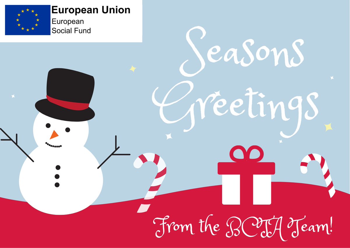 BCTA_ESIF's tweet photo. The BCTA programme will be coming to an end on 31/12/2021 - We want to send out a big thank you to all of the organisations, projects &amp; individuals we've worked with since 2016!

The team are soon breaking up for the festive period so we also want to wish you a Merry Christmas❤️ https://t.co/gTcKIhMx2E