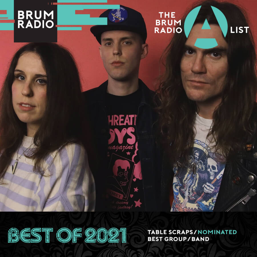 TableScrapsBand's tweet photo. Thanks @BrumRadio for the nod for best group and best album - gave my covid-infested stone heart a tiny flutter in a year where we've had no money for press or radio and have played the fewest gigs for 7 years. Always such noble cheerleaders - appreciate ya 💖🤘 https://t.co/5iTeIJVj5J