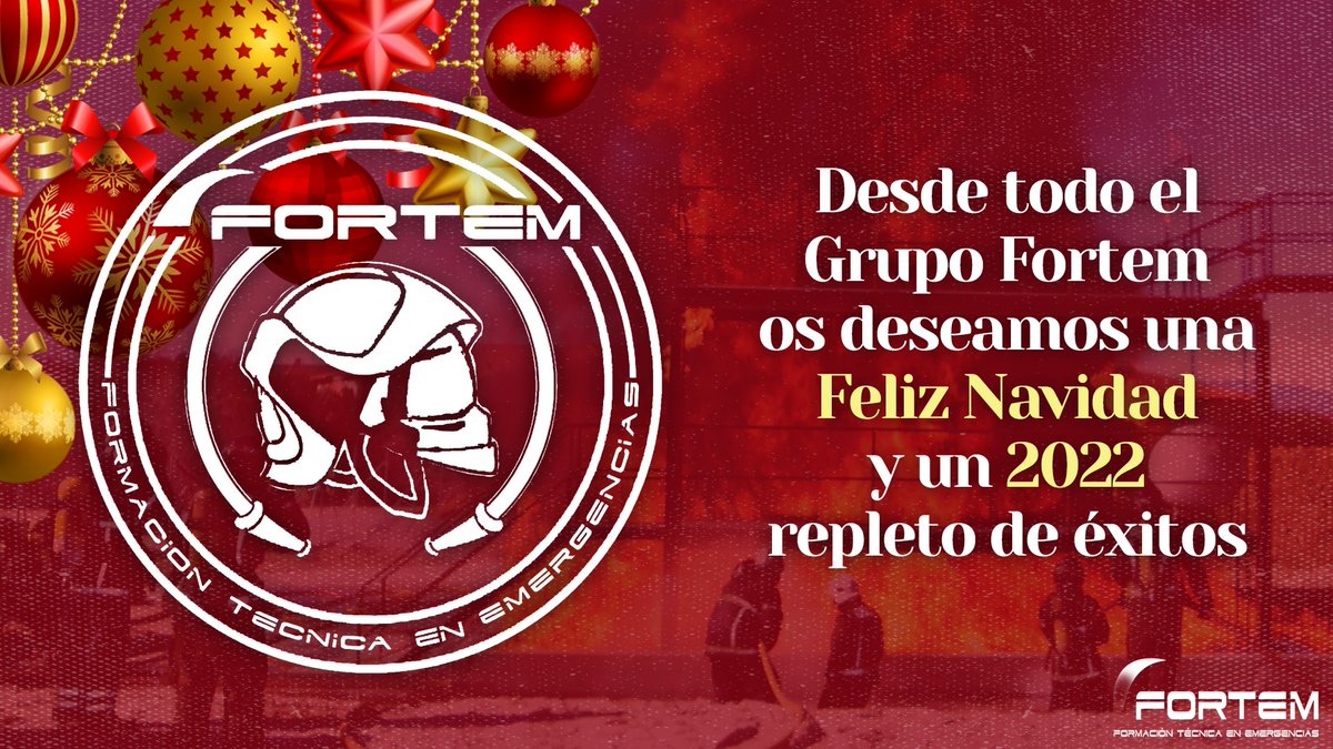 ¡Desde 𝗚𝗿𝘂𝗽𝗼 𝗙𝗼𝗿𝘁𝗲𝗺 os deseamos una #FelizNavidad y próspero 2022! 🎄🎁