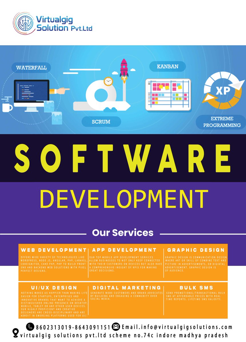 VirtualgigSoln's tweet photo. Offering Services: Software Development, Web Development, App Development, Digital Marketing, Graphic Designer #softwaredevelopmentcompany #softwaredevelopmentservices #webdevelopmentservices #webdevelopmentcompany #appdevelopmentcompany #appdevelopmentservices #seo https://t.co/K3zXaKieoO
