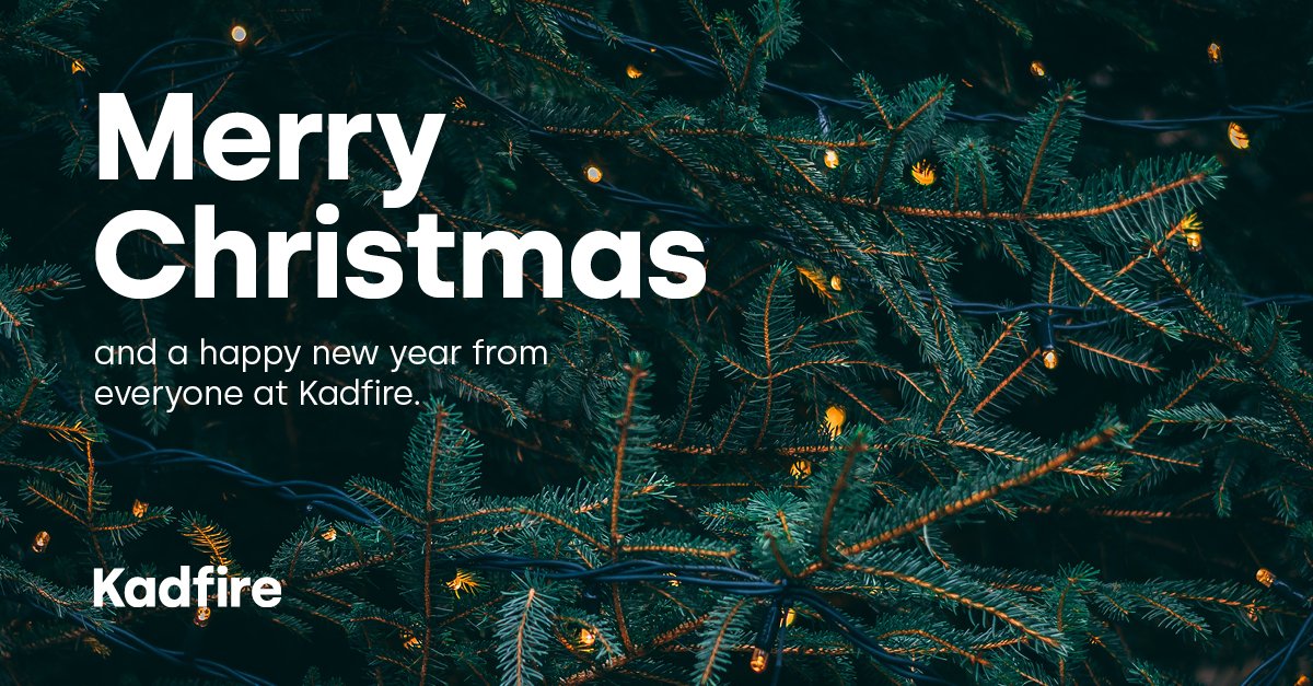 KadfireLtd's tweet photo. Wishing all our customers and colleagues a safe and happy Christmas. https://t.co/c19nQS7io6